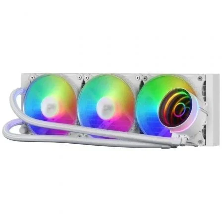 Mars Gaming ML-ONE360 Kit de Refrigeración Líquida AIO CPU 360mm, Compatibilidad Universal Intel/AMD, TDP 550W, FRGB, Bomba OPTI-CHAMBER